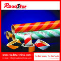 Commercial grade reflective slant stripe